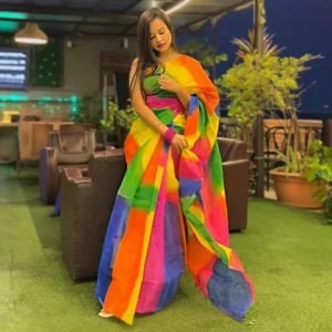 Rongdhanu Dj Silk Saree for Woman -All colour available - Sari